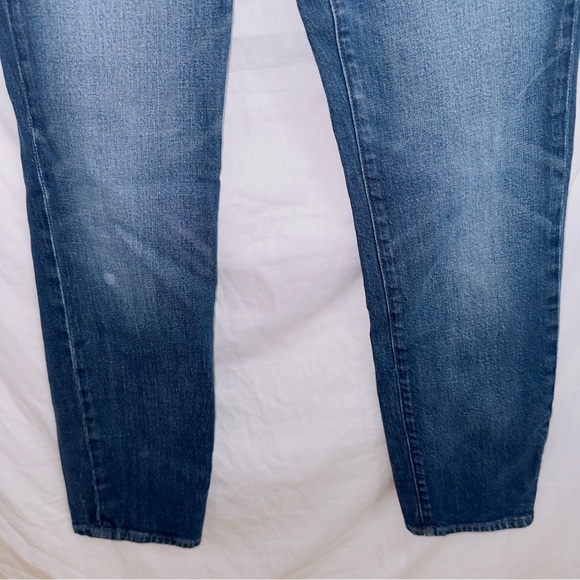 J. Crew Dark Wash Denim High Waisted Broken in Boyfriend Jeans size 25 - Picture 3 of 6